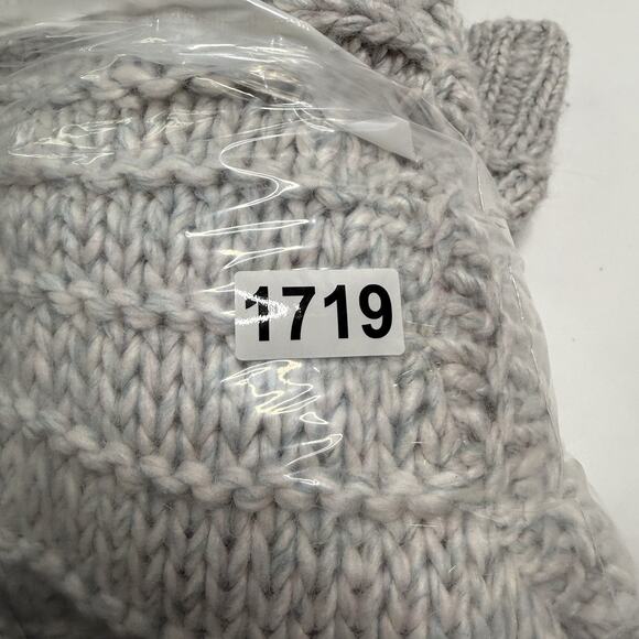 Gap Sweater Chunky Cable Light Blue Marled Knit Size S Small Alpaca/Wool Blend - Picture 9 of 9